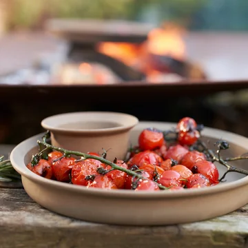 The Ildpot series from FDB Møbler at outdoor barbecues