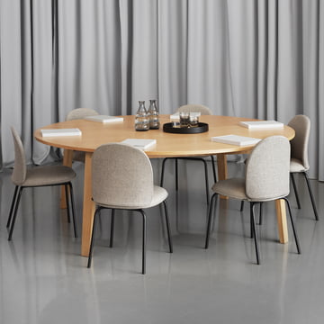 The Slice dining table Vol. 2 by Normann Copenhagen offers space for the whole family