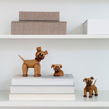 Dogs wooden figures Happy, Coco and Woody from Spring Copenhagen