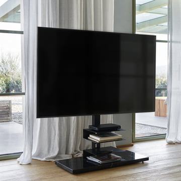 Ptolomeo TV Smart TV stand from Opinion Ciatti in black