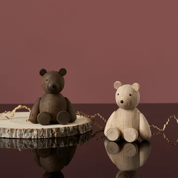 Teddy Wooden figure from Lucie Kaas