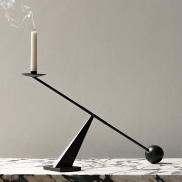 Timeless metal candle holder