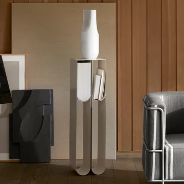 Curved Pedestal from Kristina Dam Studio in the color beige