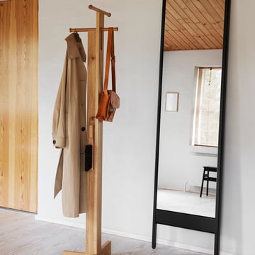 Foyer clothes rack from Form & Refine