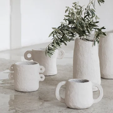 Earth Flower pot from Serax in the color beige