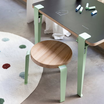 Children's desk slate Vice Versa, dino green of TipToe