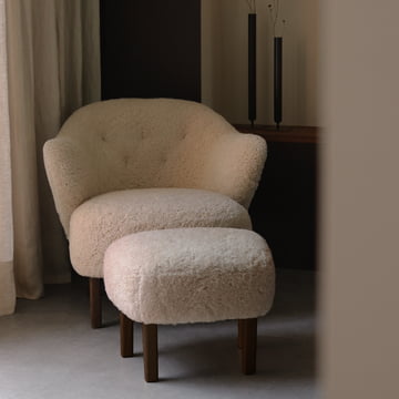 Audo - Ingeborg armchair and footstool