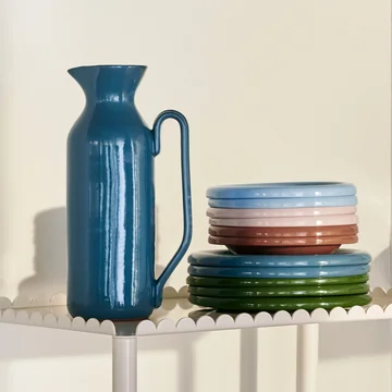 Barro Jug, large, dark blue from HAY