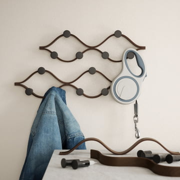 Montage Wall-mounted wardrobe, black / walnut from Umbra