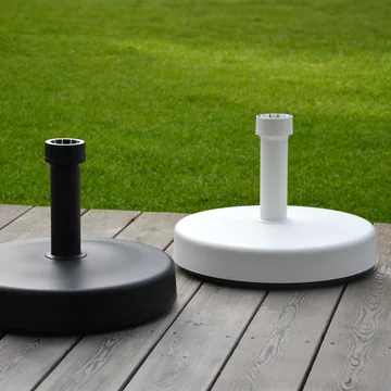 The Sand plastic umbrella stand, Ø 46 cm, 25 kg from Jan Kurtz