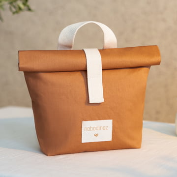 Sunshine Eco Lunch bag, cinnamon from Nobodinoz