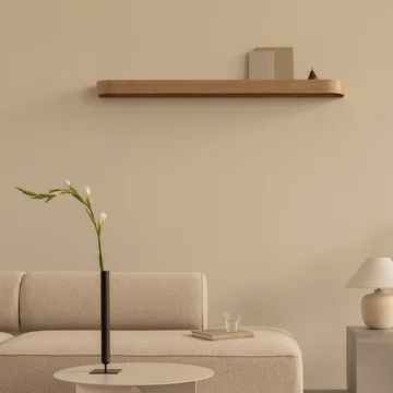 Audo - Epoch Wall coat rack, L 118 cm, natural oak / fog