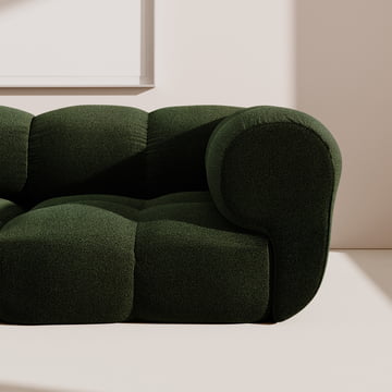 OUT Objekte unserer Tage - Sander 04, 2. 5-seater sofa, moss green (Hug Me 032 by Chivasso)