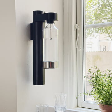 Stelton - Brus water bubbler, wall mount black