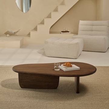 Studio Zondag - Ebb & Flow Coffee table, smoked beech