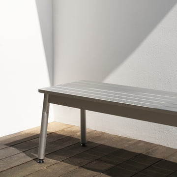 Ex garden bench, 173 x 42 cm, aluminum from Normann Copenhagen