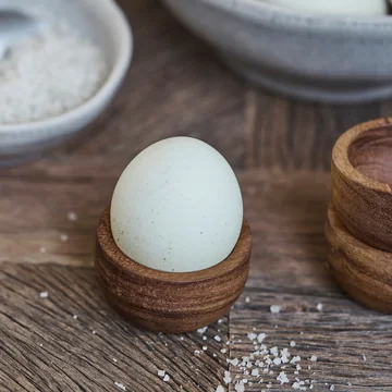 House Doctor - Wood egg cup, natural acacia