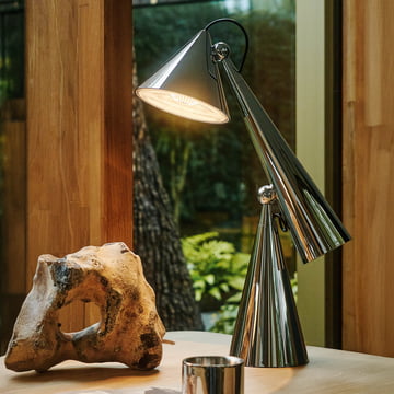 Tom Dixon - Pose Task LED table lamp, silver