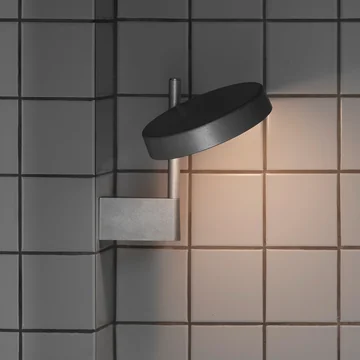 Wästberg - w242 Pastille alu LED wall light br1, aluminum raw