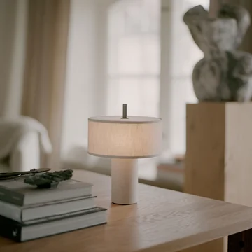 New Works - Margin Portable LED table lamp with rechargeable battery, beige