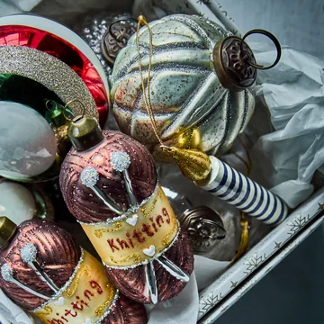 House Doctor - Candle Ornaments, blue