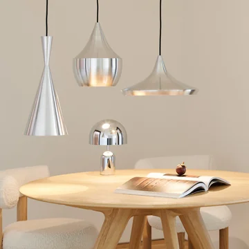 Tom Dixon - Beat Fat Unbeaten LED pendant light, aluminum