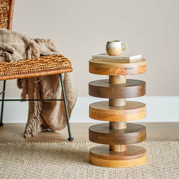 Bloomingville - Franka side table, brown