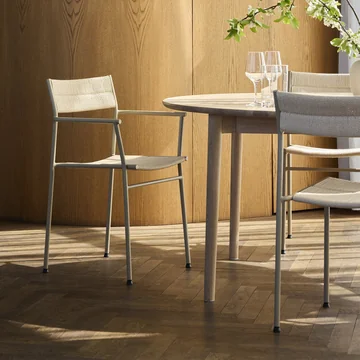 Northern - Vev armchair, gray beige / natural