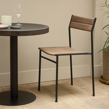 Northern - Vev chair, black / brown