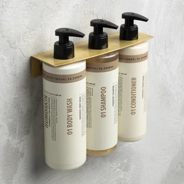 Humdakin - Triple Wall bracket, brass