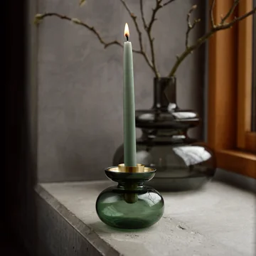 Zone Denmark - Inu vase / candle holder, smoked grey