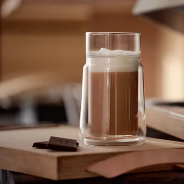 Jacob Jensen - Thermo double-walled glass, large, 33 cl, clear