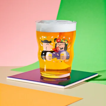 Holmegaard - Mikkeller pint beer glass 2025, 40 cl