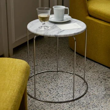 & Tradition - Wire VP11 table top, Ø 38 cm, marble (Bianco Carrara)
