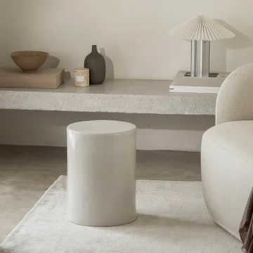 Blomus - Toru stool, lily white