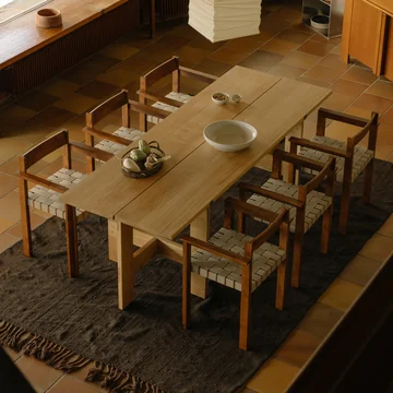 Frama - Symmetry armchair, ash honey / oat