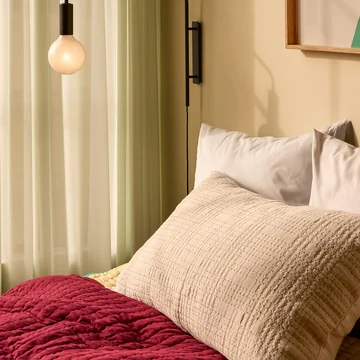 Hübsch Interior - Haikei cushion, 50 x 80 cm, light gray