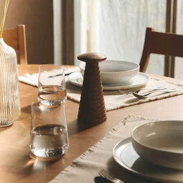 Alessi - Yucatan salt/pepper and spice mill, brown stained beech