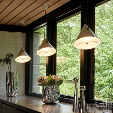 Tom Dixon - Pose LED pendant light, Ø 25 cm, putty