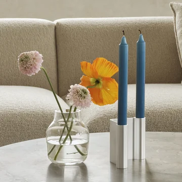 Muuto - Pair Candle holder, H 11 cm, aluminum