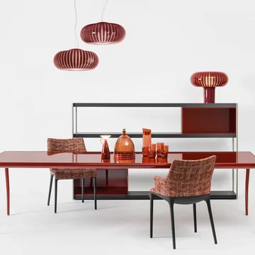 Kartell - Teresa pendant light, burgundy red