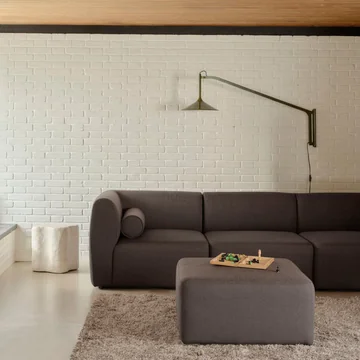 FDB Møbler - Hasle U17 Wall light, olive green (RAL1013)