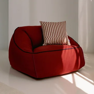 Nobodinoz - Arnold Armchair beanbag (for adults), burnt red