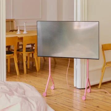 Pedestal - Moon Light TV stand, 32 - 44 inch, bubble gum