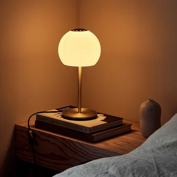 Frandsen - Ball Table lamp glass, sand gray