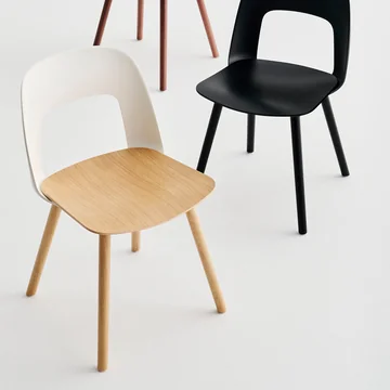 HAY - Layout 122 Chair, oak / cream white