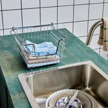 House Doctor - Taw storage basket, extra large, chrome