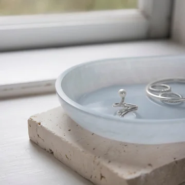 Mette Ditmer - OPAL Tray, 14 x 25.5 cm, light blue