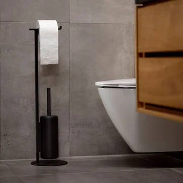 Zone Denmark - Toilet butler with brush Rim, 74 cm, black