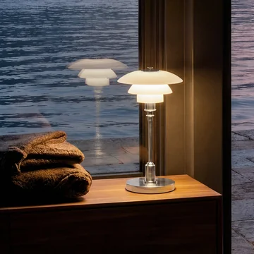 Louis Poulsen - PH 1/1 Portable rechargeable LED table lamp, high-gloss chrome-plated